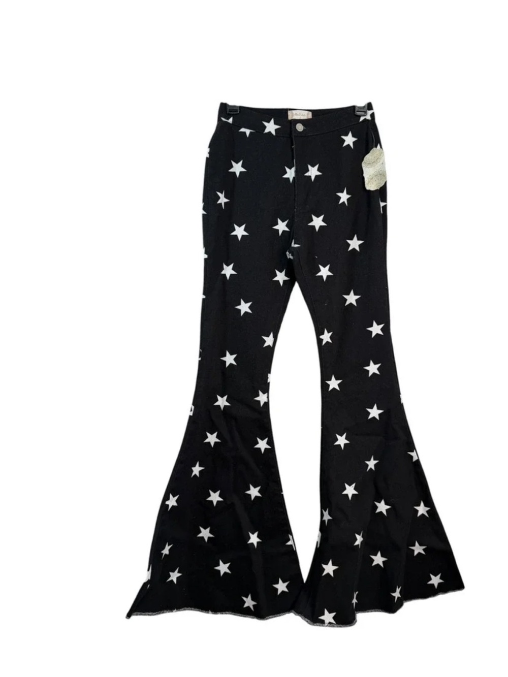 Altar'd State Black Star-Print Flare Jeans